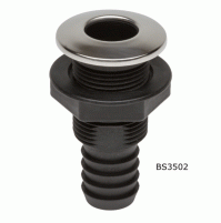 Skin Fitting with Stainless Steel Cover - øA: 25 mm - BS3502 - CanSB